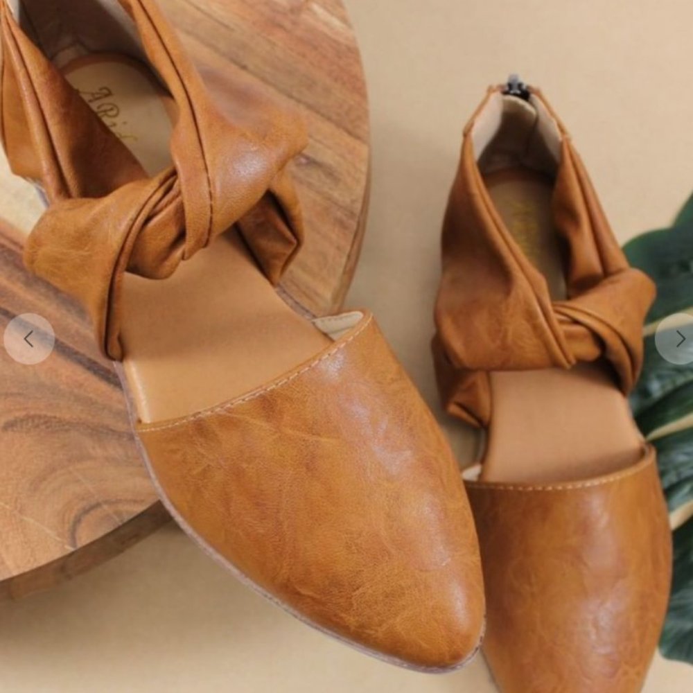 Front Tie - Low Ankle Booties